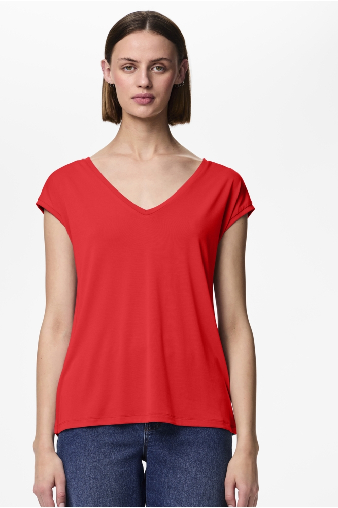 PCKAMALA TEE JRS NOOS BC 17095260 POPPY RED
